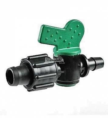 Irritec zöld csapos csepegtetőszalag indító, 17xgumigyűrű