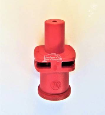 Netafim SpinNet SD szórófejhez téglalap alakú öntözést segítő adapter, piros
