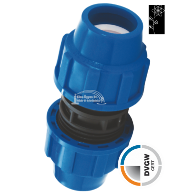 KPE egyenes toldó 32x32