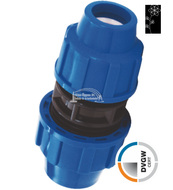 KPE egyenes szűkítő toldó 40x32