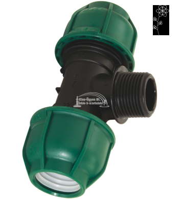 MPE T idom külső menettel 40x5/4x40