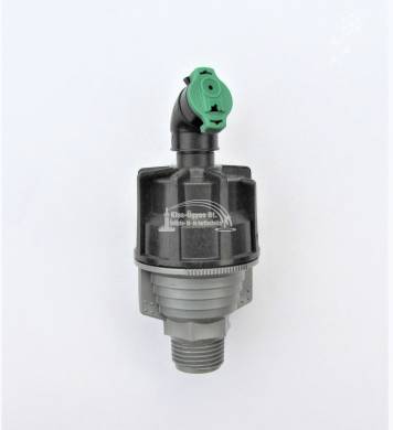 Naandanjain Super10 nyomáskompenzált midi szórófej, 1/2KM, 550 L/h, 14° zöld