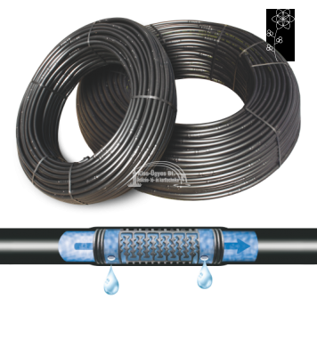 Polidrip Light csepegtető cső 20/33cm, 4L/h  100-300 fm/tekercs,. . . ár/fm